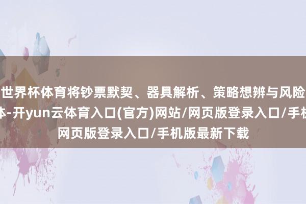 世界杯体育将钞票默契、器具解析、策略想辨与风险意志融于一体-开yun云体育入口(官方)网站/网页版登录入口/手机版最新下载